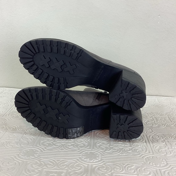 Vagabond Chunky Grace Nubuck Leather Chelsea Platform Heeled Ankle Boots - Picture 8 of 12